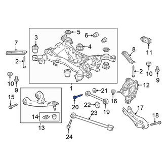 Honda OE - Lateral Arm Bolt
