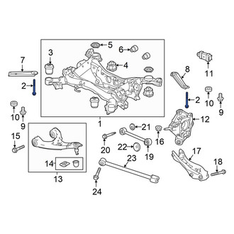 Honda OE - Suspension Crossmember Bolt