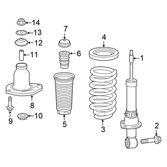 Honda OE - Rear Suspension - Shocks & Components (AWD)