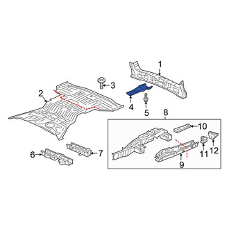 Honda OE - Spare Tire Bracket