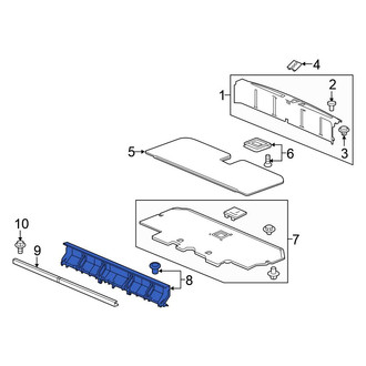 Honda OE - Rear Trunk Trim Panel