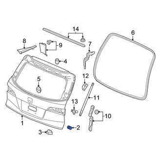Honda OE - Rear Liftgate Stop Bumper