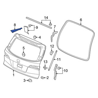 Honda OE - Rear Left Liftgate Hinge Cover