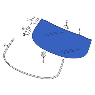 Honda OE - Rear Liftgate Glass