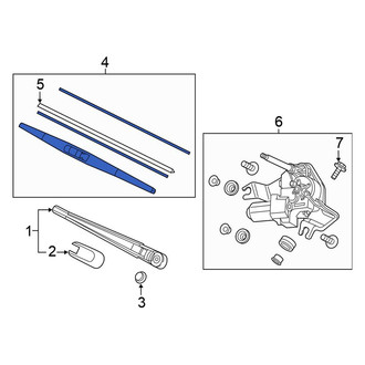 Honda OE - Rear Wiper Blade