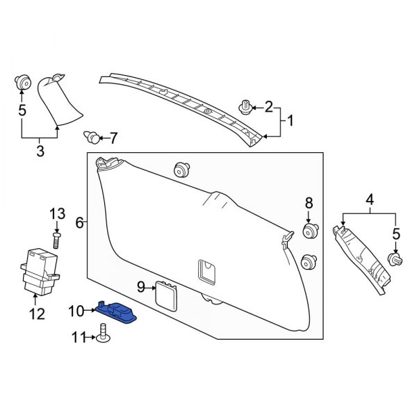 Liftgate Pull Handle