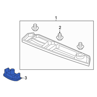 Honda OE - Rear License Plate Light Assembly