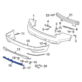 Honda OE - Rear Tow Hook Cover