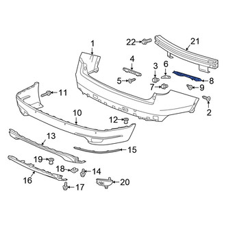 Honda OE - Rear Left Bumper Guide