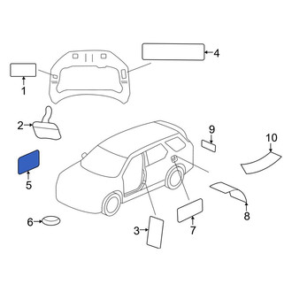 Honda OE - Right Engine Decal