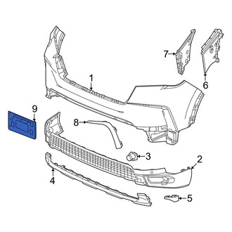 Honda OE - Front License Plate Frame