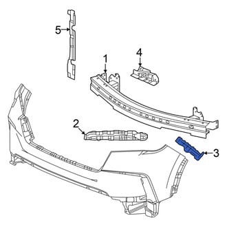 Honda OE - Front Left Bumper Guide