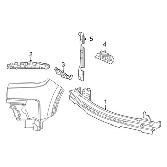 Honda OE - Front Bumper & Grille - Bumper & Components (Bumper Support)