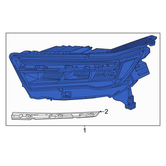 Honda OE - Front Left Headlight Assembly