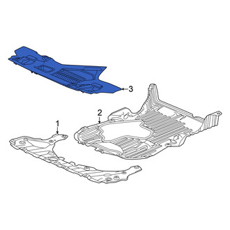 Honda OE - Front Radiator Support Access Cover