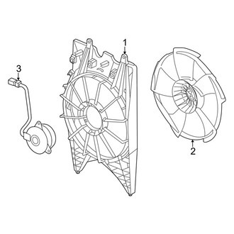 Honda OE - Cooling Fan (Elite / EX-L / LX / Sport / Touring / TrailSport)