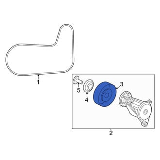 Honda OE - Accessory Drive Belt Tensioner Pulley
