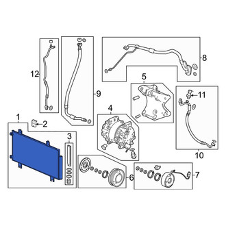 Honda OE - A/C Condenser