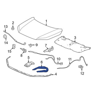 Honda OE - Front Hood Seal