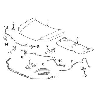 Honda OE - Hood & Components