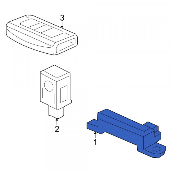 Honda OE 38387TZ5A01 - Keyless Entry Antenna