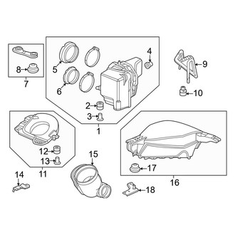 Honda OE - Engine / Transaxle - Air Intake (Resonator)