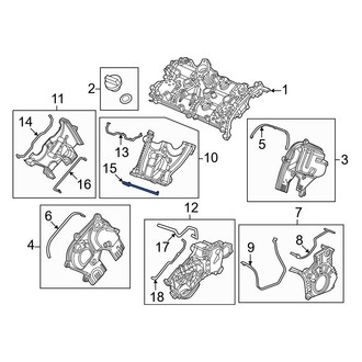 Honda OE - Center Engine Timing Cover Gasket