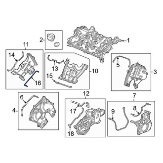 Honda OE - Right Upper Engine Timing Cover Gasket