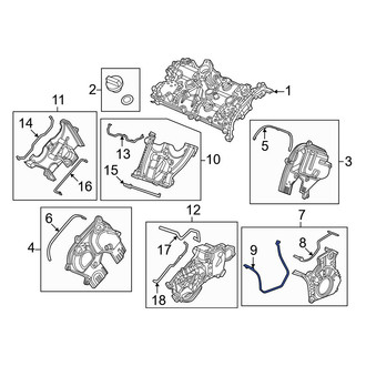 Honda OE - Lower Engine Timing Cover Gasket