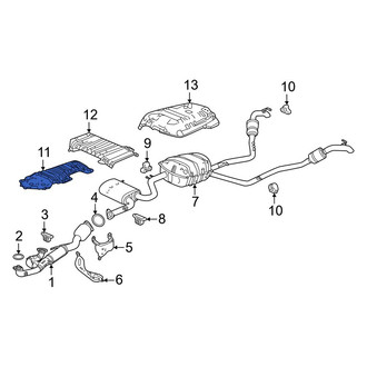 Honda OE - Exhaust Heat Shield