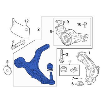 Honda OE - Front Left Suspension Control Arm