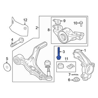 Honda OE - Suspension Control Arm Bolt