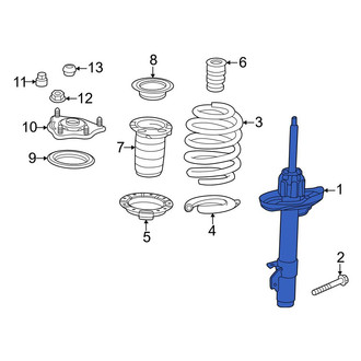 Honda OE - Front Left Suspension Strut