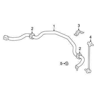 Honda OE - Front Suspension - Stabilizer Bar & Components (AWD)