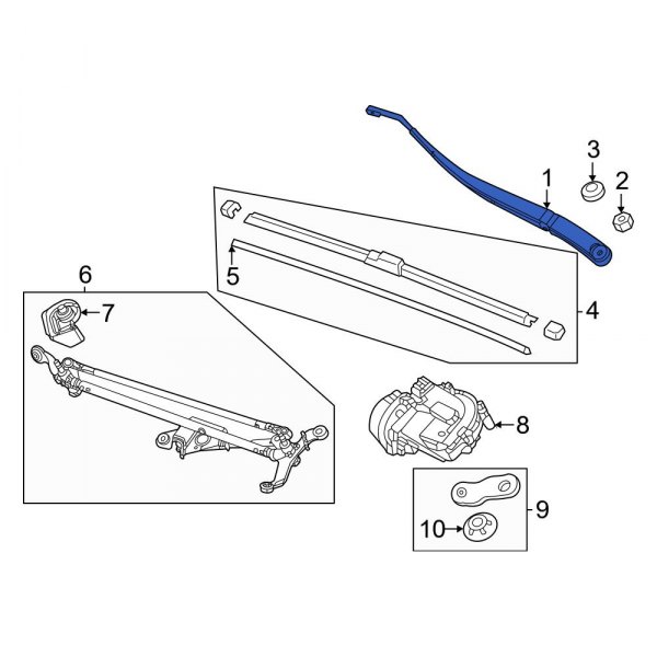 Windshield Wiper Arm