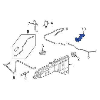 Honda OE - Front Windshield Washer Nozzle