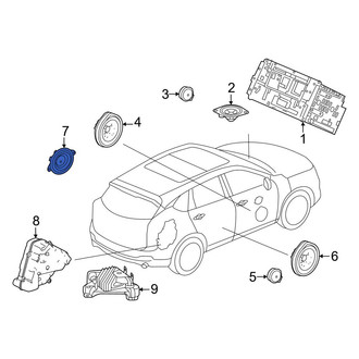 Honda OE - Rear Upper Speaker