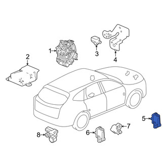 Honda OE - Rear Air Bag Impact Sensor