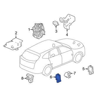 Honda OE - Center Rear Air Bag Impact Sensor
