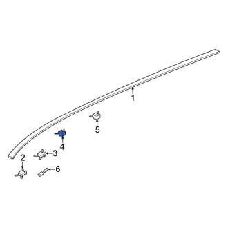 Honda OE - Center Roof Molding Clip