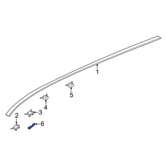 Honda OE - Front Left Roof Molding Clip