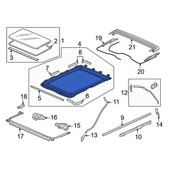 Honda OE - Sunroof Frame