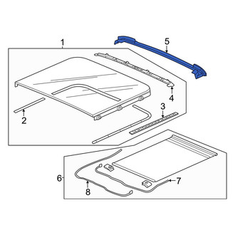 Honda OE - Front Sunroof Drip Rail