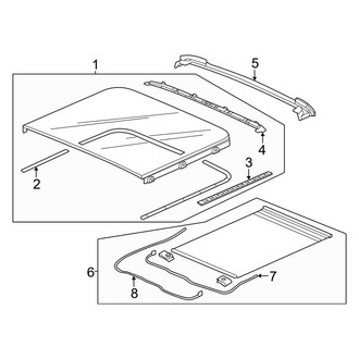 Honda OE - Roof - Sunroof (With Sunroof, Rear), (Elite / Touring / TrailSport)