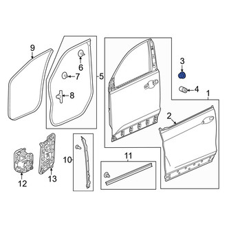 Honda OE - Door Shell Grommet