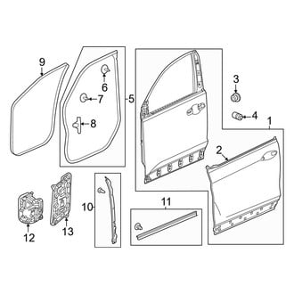 Honda OE - Front Door - Door & Components