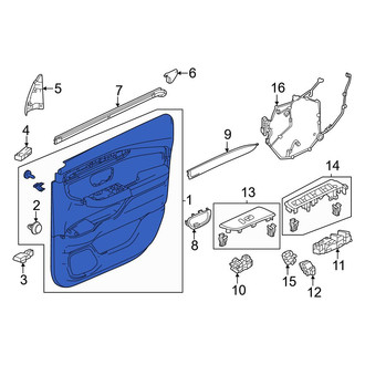 Honda OE - Rear Left Outer Door Outer Panel