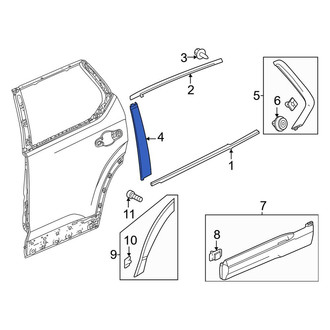Honda OE - Front Left Door Applique