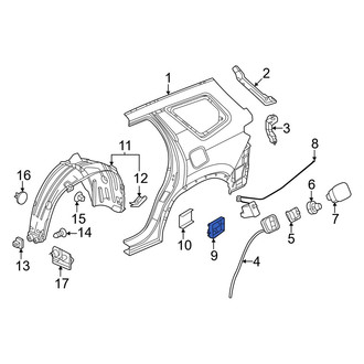 Honda OE - Rear Quarter Panel Vent