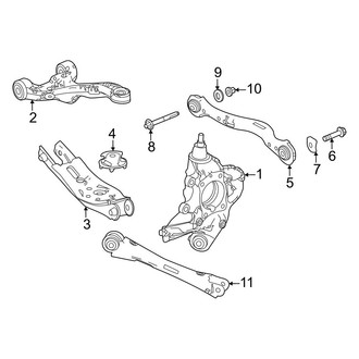 Honda OE - Rear Suspension - Suspension Components (FWD)